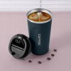 KUBEK TERMICZNY SMART LCD - niebieski