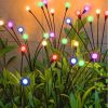 LAMPA OGRODOWA SOLARNA 6 LED RGB KULKI 2 SZT