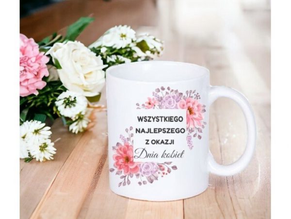 KUBEK DO SUBLIMACJI 330ML BIAŁY - Dzień Kobiet- grupa