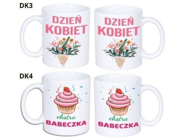 KUBEK DO SUBLIMACJI 330ML BIAŁY - Dzień Kobiet- grupa