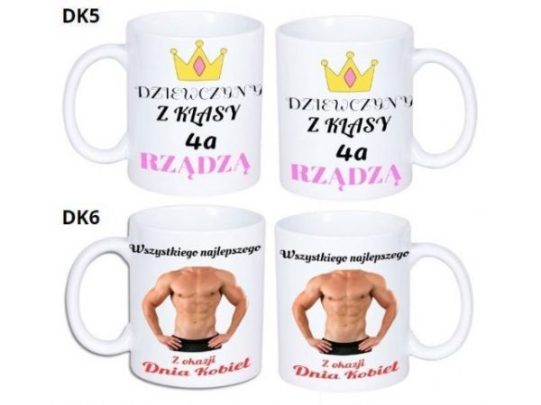 KUBEK DO SUBLIMACJI 330ML BIAŁY - Dzień Kobiet- grupa