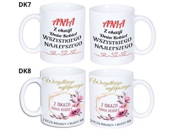 KUBEK DO SUBLIMACJI 330ML BIAŁY - Dzień Kobiet- grupa