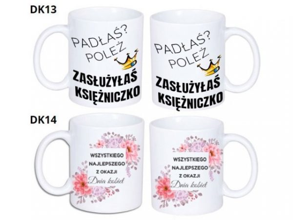 KUBEK DO SUBLIMACJI 330ML BIAŁY - Dzień Kobiet- grupa