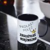 KUBEK DO SUBLIMACJI 330ML CZARNY UCHWYT- grupa dzień kobiet