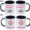 KUBEK DO SUBLIMACJI 330ML CZARNY UCHWYT- grupa dzień kobiet