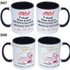 KUBEK DO SUBLIMACJI 330ML CZARNY UCHWYT- grupa dzień kobiet