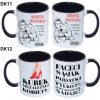 KUBEK DO SUBLIMACJI 330ML CZARNY UCHWYT- grupa dzień kobiet