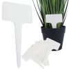 TABLICZKA ETYKIETA DO ROŚLIN 10x6cm 50SZT - biały