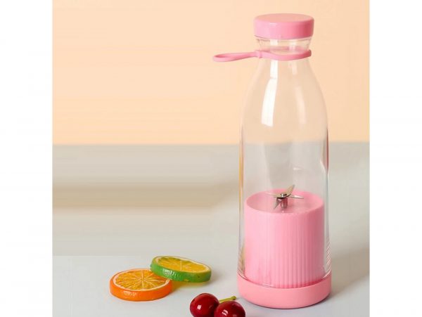 BLENDER BUTELKA PRZENOŚNY TURYSTYCZNY - różowy