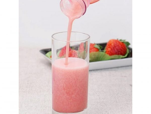 BLENDER BUTELKA PRZENOŚNY TURYSTYCZNY - różowy