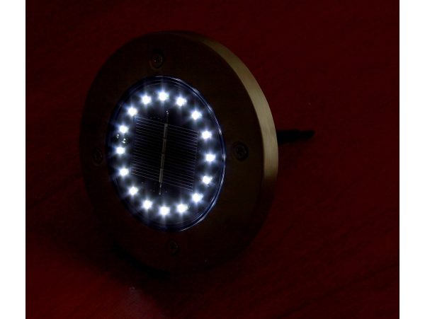 LAMPA OGRODOWA NAJAZDOWA SOLARNA 16 LED 4szt