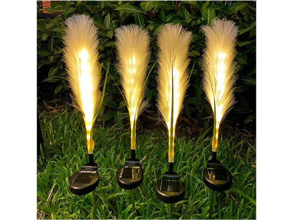 LAMPA OGRODOWA SOLARNA LED TRAWA PAMPAS 2 SZT
