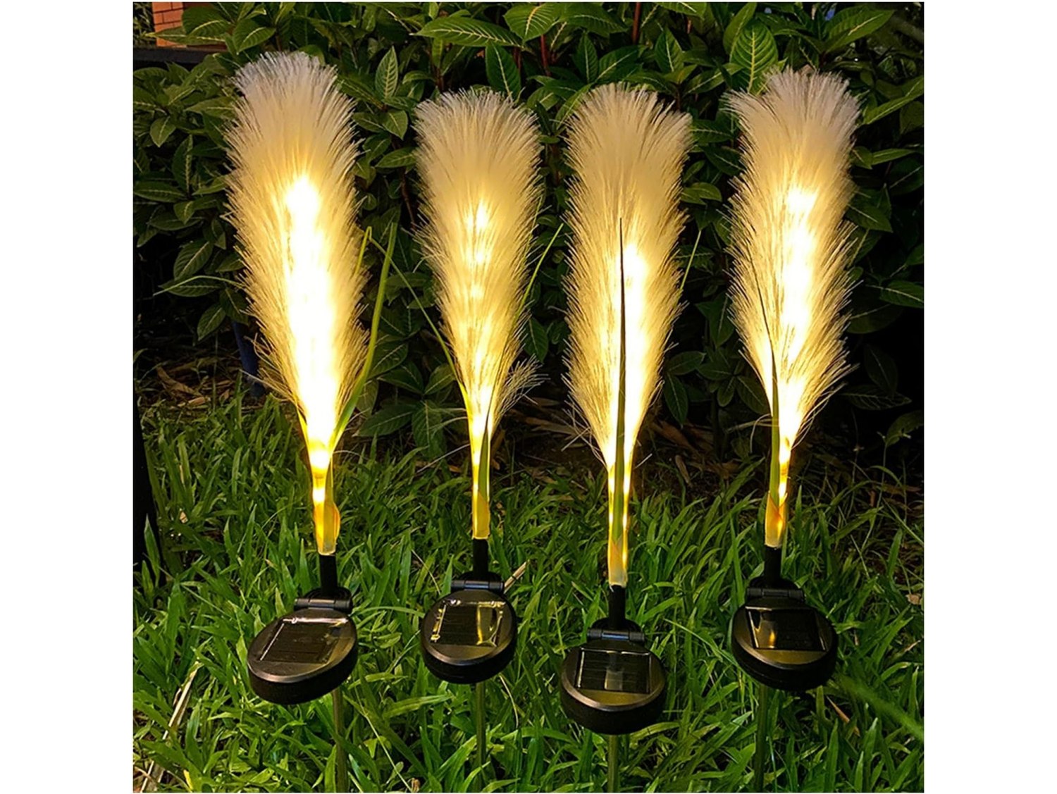 LAMPA OGRODOWA SOLARNA LED TRAWA PAMPAS 2 SZT