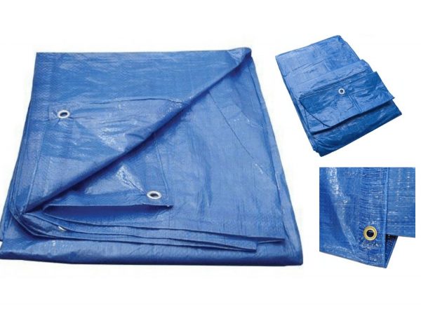 PLANDEKA PE NIEBIESKA 2 x 3m - 50g/m2