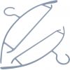 WIESZAK NA UBRANIA 38x17cm 10SZT CZARNY