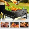 GRILL TURYSTYCZNY WĘGLOWY PRZENOŚNY SKŁADANY BBQ