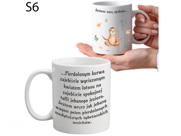 KUBEK DO SUBLIMACJI 330ML BIAŁY - Śmieszne - grupa