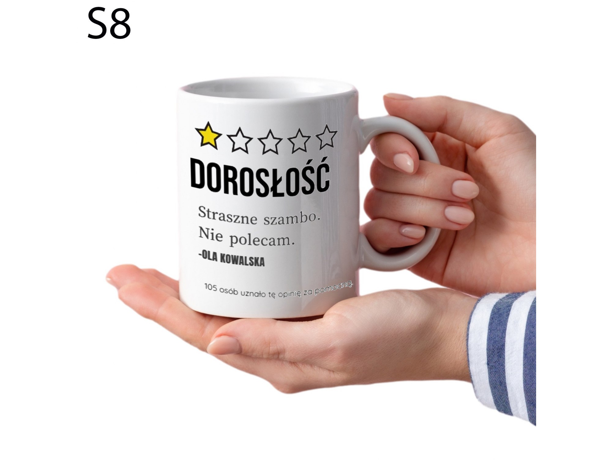 KUBEK DO SUBLIMACJI 330ML BIAŁY - Śmieszne - grupa