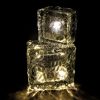 LAMPA OGRODOWA NAJAZDOWA SOLARNA KOSTKA LODU 7x7cm 4SZT