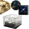 LAMPA OGRODOWA NAJAZDOWA SOLARNA KOSTKA LODU 7x7cm 4SZT