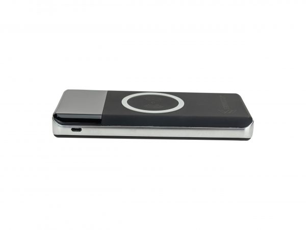 POWERBANK INDUKCYJNY 10 000mAh 2xUSB - czarny