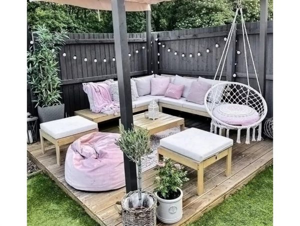 BOCIANIE GNIAZDO FOTEL WISZĄCY HUŚTAWKA XXL 80CM