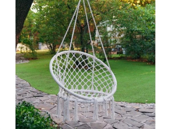 BOCIANIE GNIAZDO FOTEL WISZĄCY HUŚTAWKA XXL 80CM
