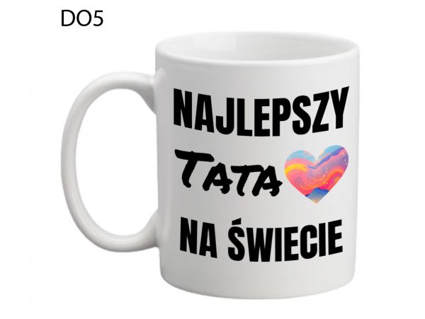 KUBEK DO SUBLIMACJI 330ML BIAŁY - Dzień Ojca - grupa