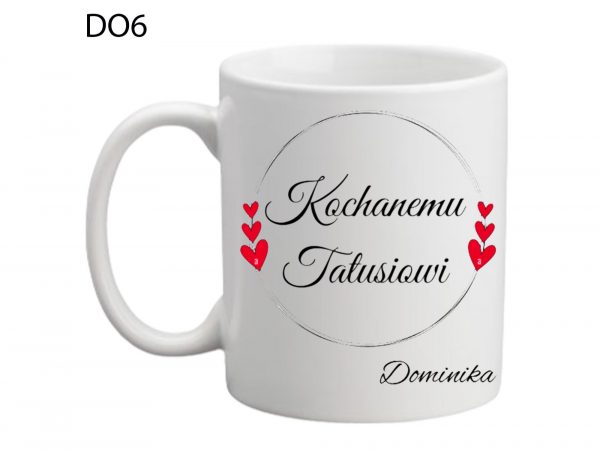 KUBEK DO SUBLIMACJI 330ML BIAŁY - Dzień Ojca - grupa