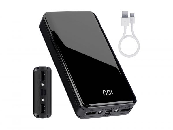 POWERBANK 20 000mAh 2xUSB microUSB USB-c