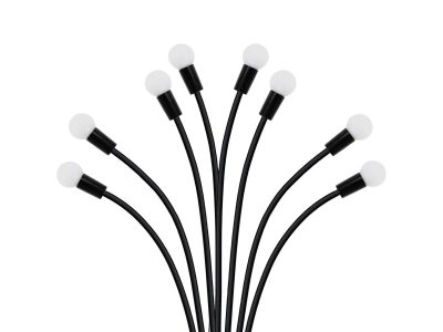 LAMPA OGRODOWA SOLARNA 10 LED KULKI - ciepły biały