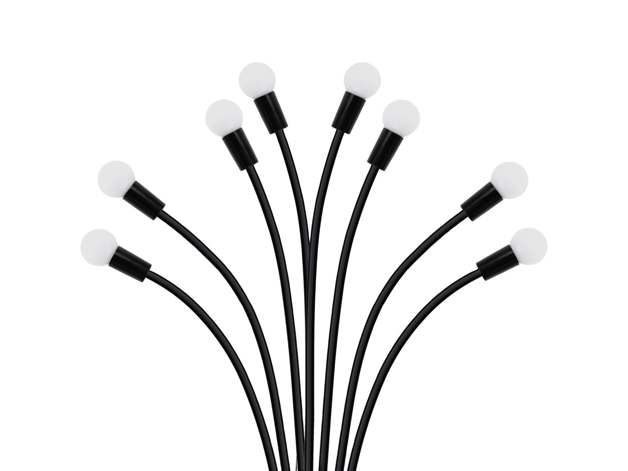 LAMPA OGRODOWA SOLARNA 10 LED KULKI - ciepły biały
