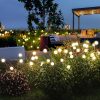 LAMPA OGRODOWA SOLARNA 10 LED KULKI - ciepły biały