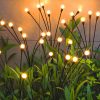 LAMPA OGRODOWA SOLARNA 10 LED KULKI - ciepły biały