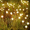 LAMPA OGRODOWA SOLARNA 10 LED KULKI - ciepły biały