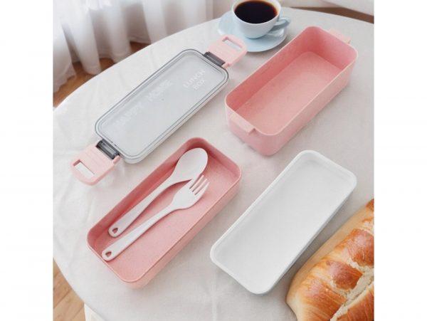 POJEMNIK LUNCH BOX 750ML - różowy