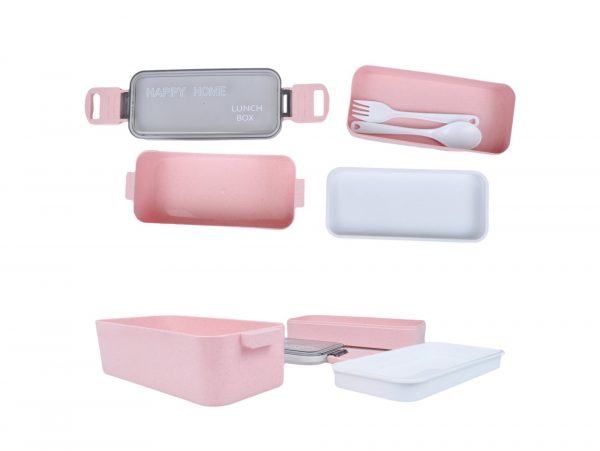 POJEMNIK LUNCH BOX 750ML - różowy