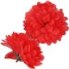 GŁÓWKA KWIATOWA DALIA 10cm - czerwony