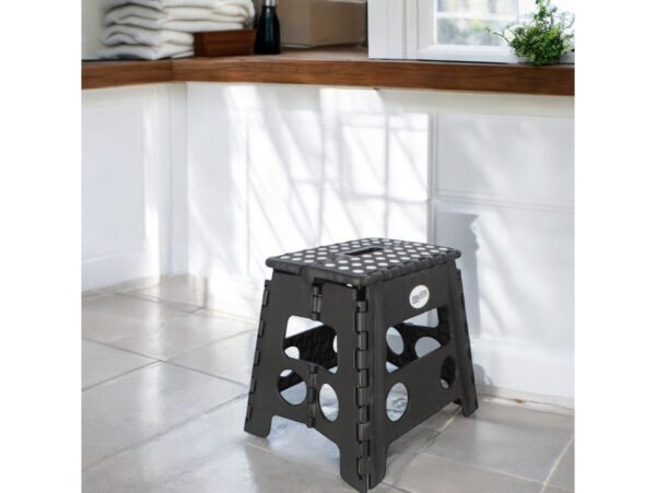 EASYFORM TABORET STOŁEK SKŁADANY 32CM - czarny