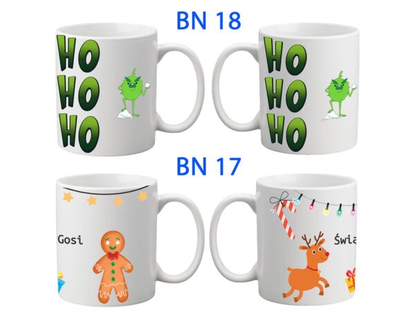 KUBEK DO SUBLIMACJI 330ML BIAŁY - Boże Narodzenie - grupa