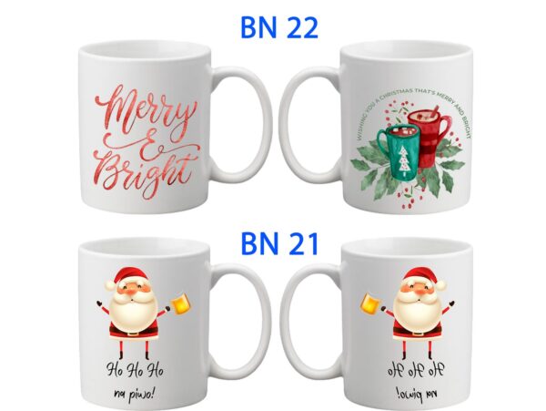 KUBEK DO SUBLIMACJI 330ML BIAŁY - Boże Narodzenie - grupa