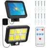 LAMPA SOLARNA Z CZUJNIKIEM RUCHU ZMIERZCHU 120 LED