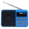 MINI RADIO MAŁE KIESZONKOWE - niebieski