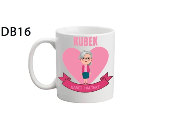 KUBEK DO SUBLIMACJI 330ML BIAŁY - Dzień Babci - grupa