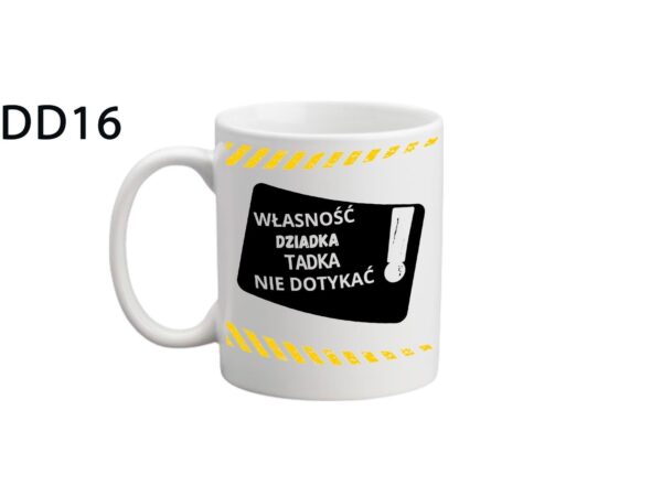 KUBEK DO SUBLIMACJI 330ML BIAŁY - Dzień Dziadka - grupa