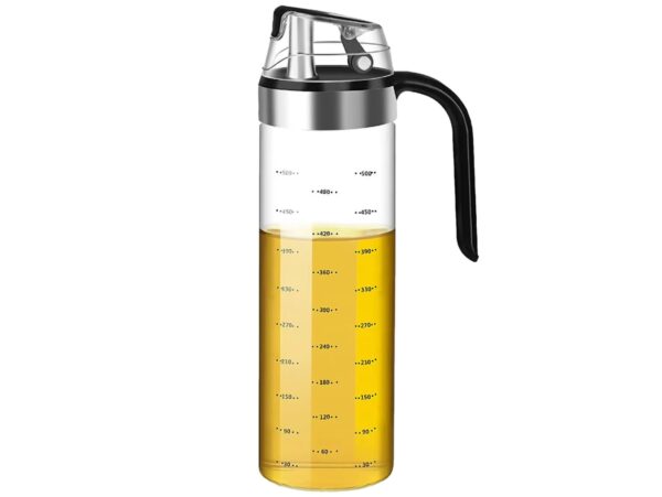 BUTELKA Z DOZOWNIKIEM OLEJU 500ML MIARKA