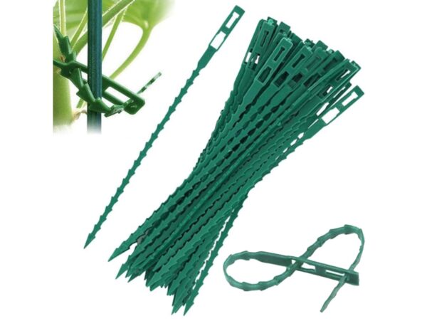 OPASKI DO KWIATÓW REGULOWANE 17,5CM 50SZT