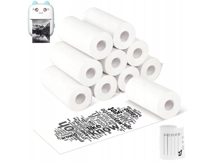 ROLKI DO MINI DRUKARKI DRUKUŚ 5SZT 2,5x5,7
