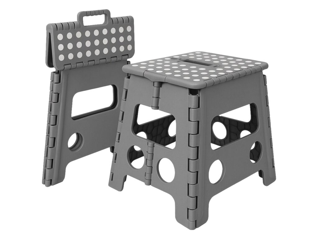 EASYFORM TABORET STOŁEK SKŁADANY 32CM - szary