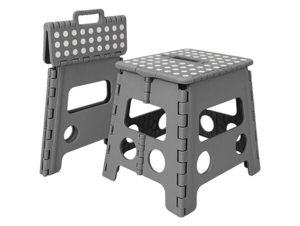 EASYFORM TABORET STOŁEK SKŁADANY 32CM - szary